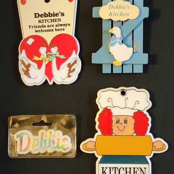 Vintage 1980's Refrigerator/Fridge Magnets SWIB/CONTENOVA "Debbie's Kitchen" - Picture 1 of 15